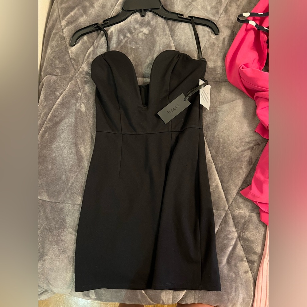 Black cocktail dress from revolve